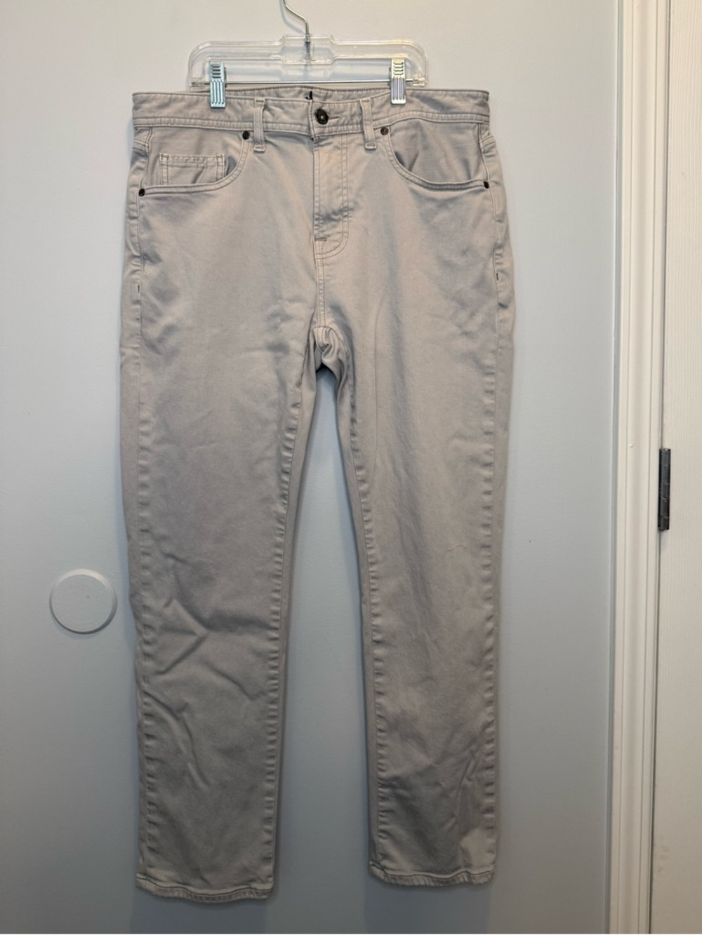 johnnie-O Hugo 5-Pocket Stretch Pants Nickel Grey 33x30